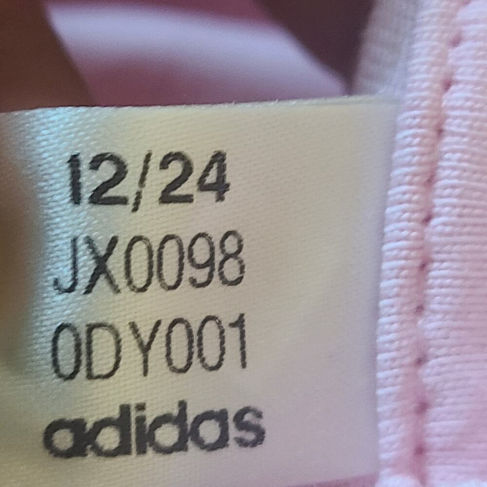 Adidas Pink Graphic Logo T Shirt Womens XL Cotton Short Sleeve Tee - Picture 8 of 9